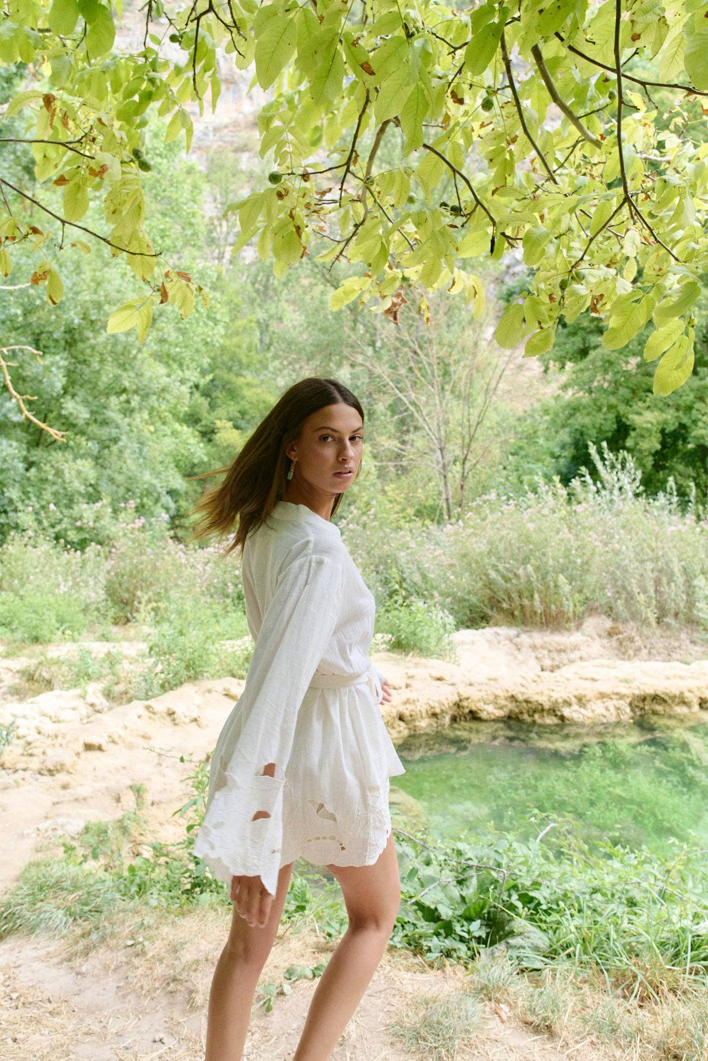 MONACO WHITE KIMONO