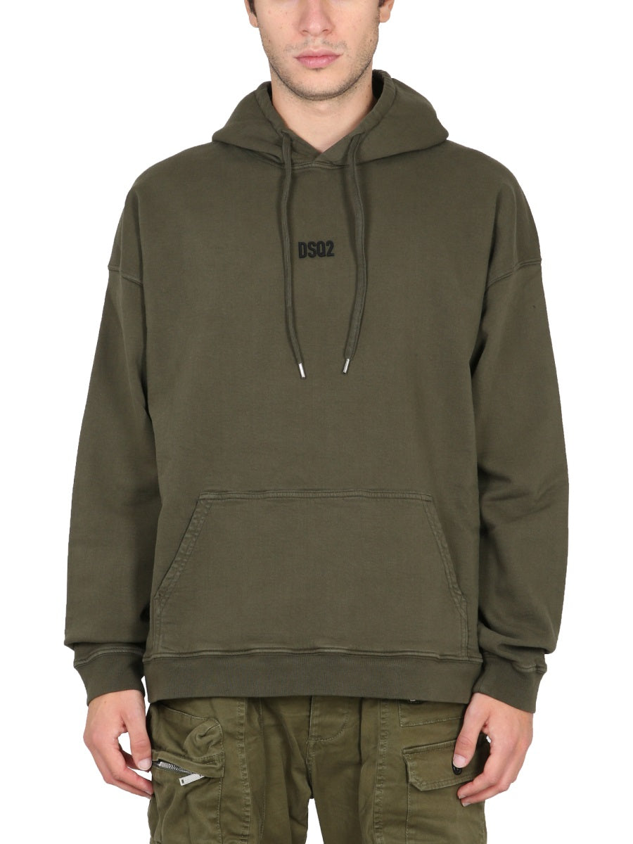 Dsquared Men Sweatshirt With Mini Logo