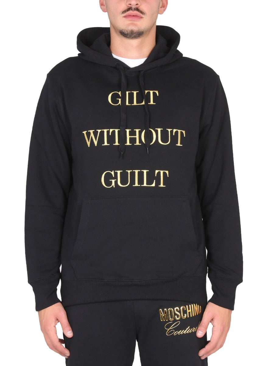 Moschino Men "Guilt Without Guilt" Sweatshirt