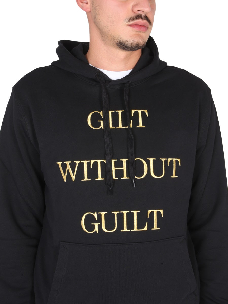 Moschino Men "Guilt Without Guilt" Sweatshirt