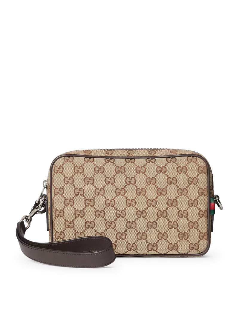 Gucci Men Small Fabric Shoulder Bag