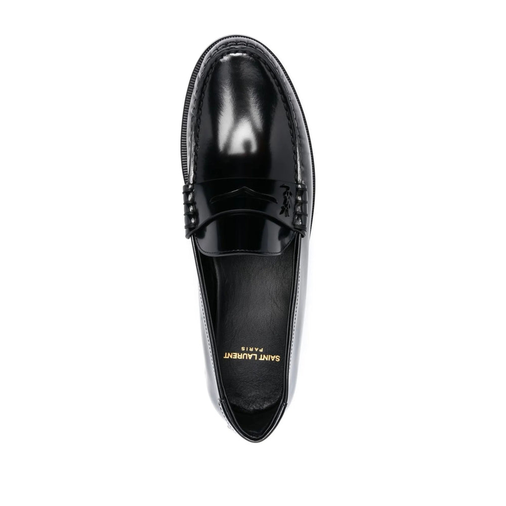 Saint Laurent Black Loafers Men