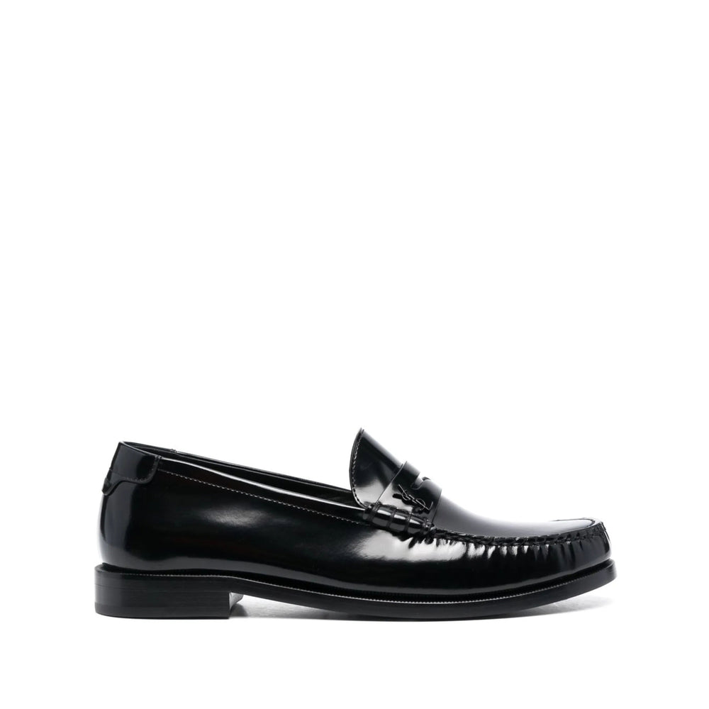 Saint Laurent Black Loafers Men