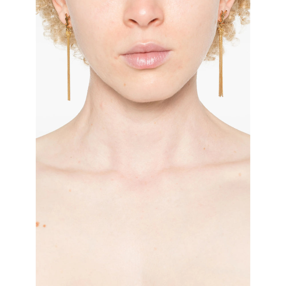 Saint Laurent Gold Earrings Women