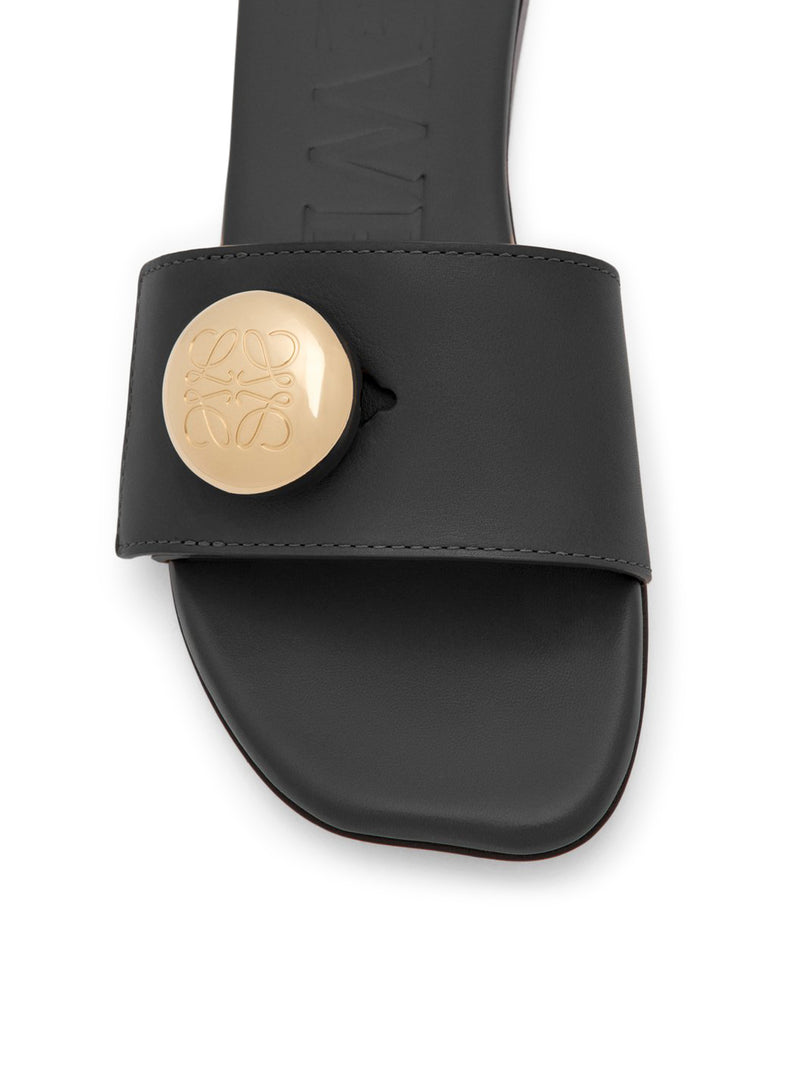 Loewe Women Pebble Calfskin Slide