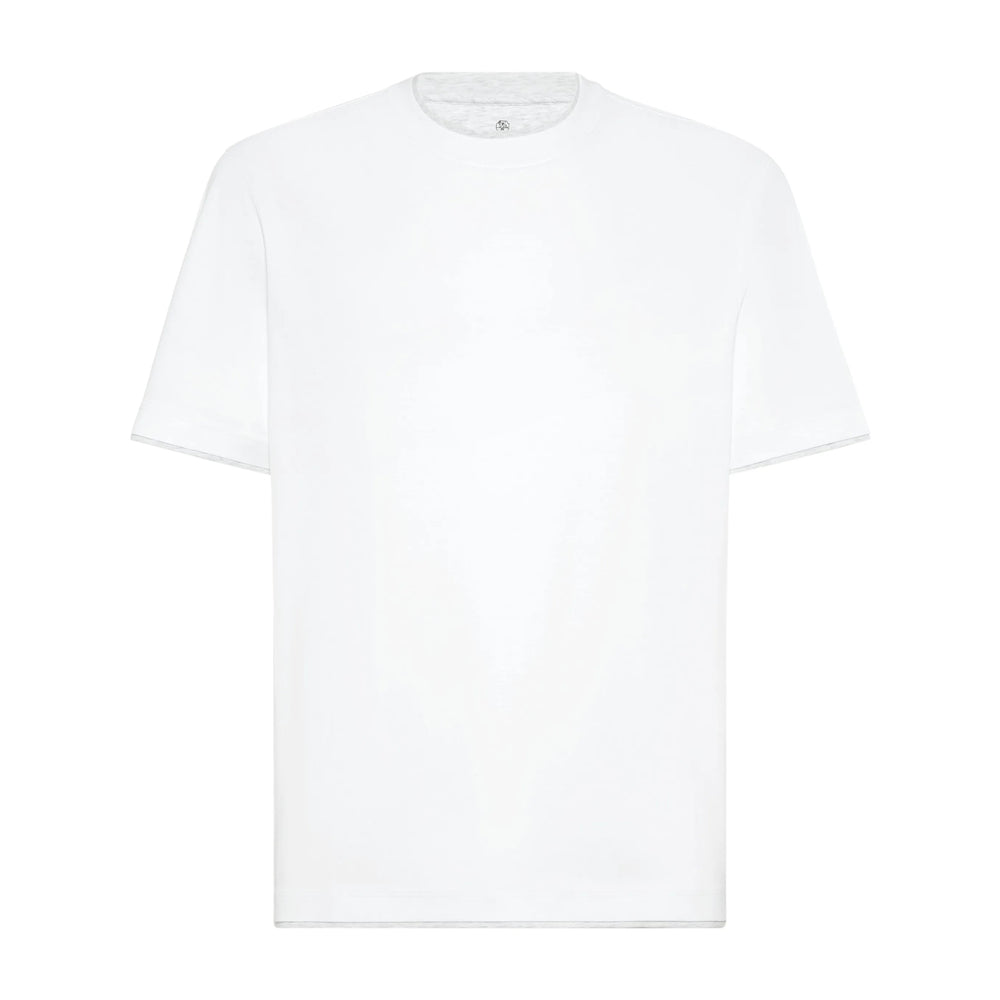 Brunello Cucinelli White T-Shirts & Vests - T-Shirts Men