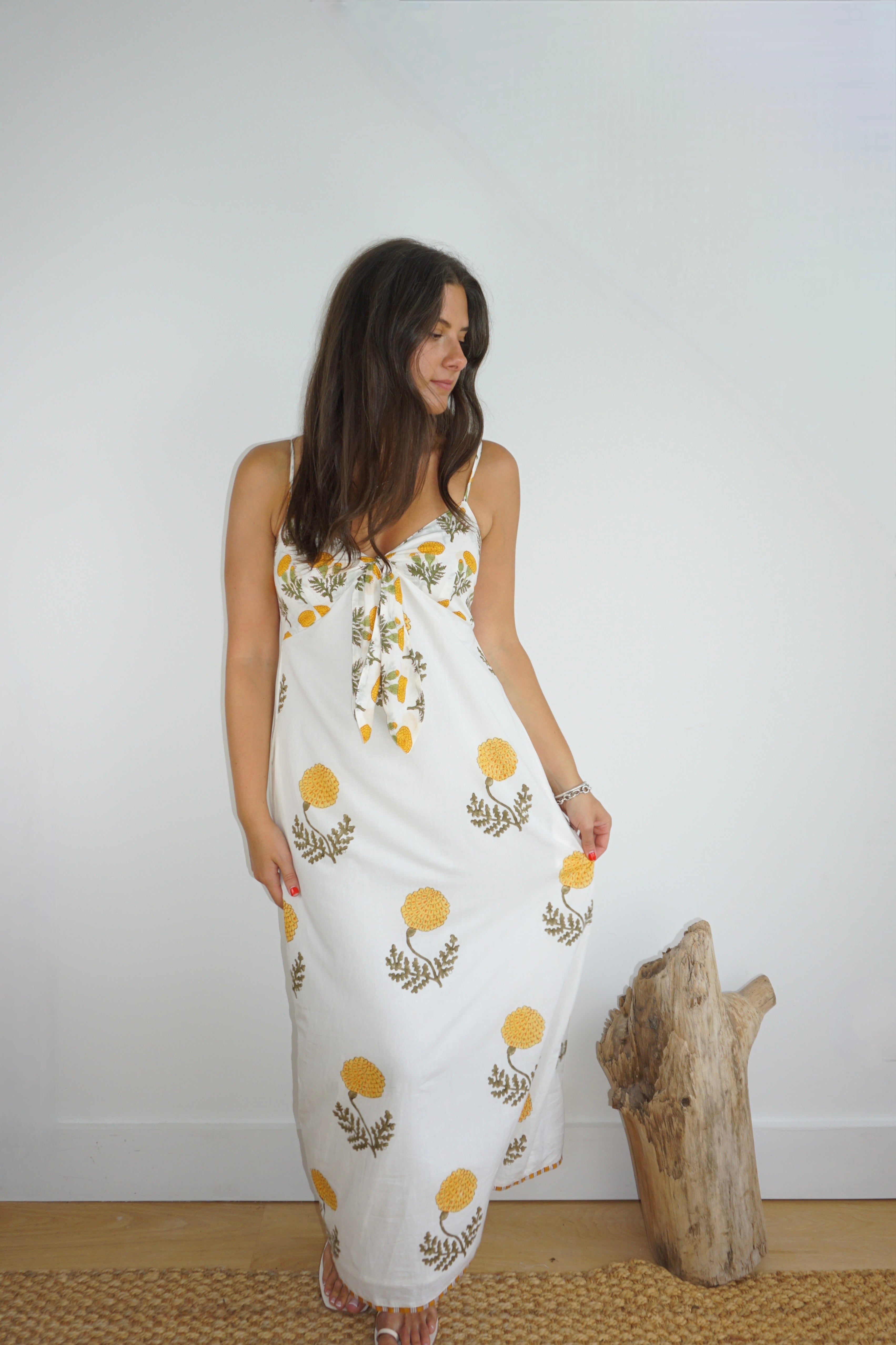Farrah Dress in Marigold