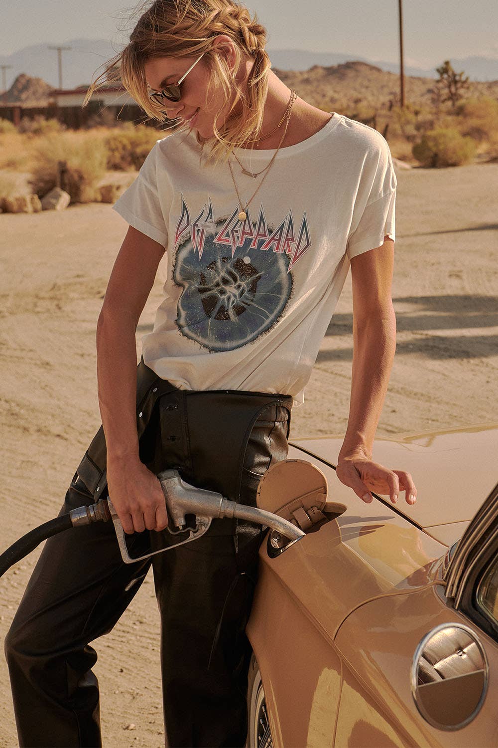 Promesa Exclusive Def Leppard Adrenalize Vintage-Print Graphic Tee