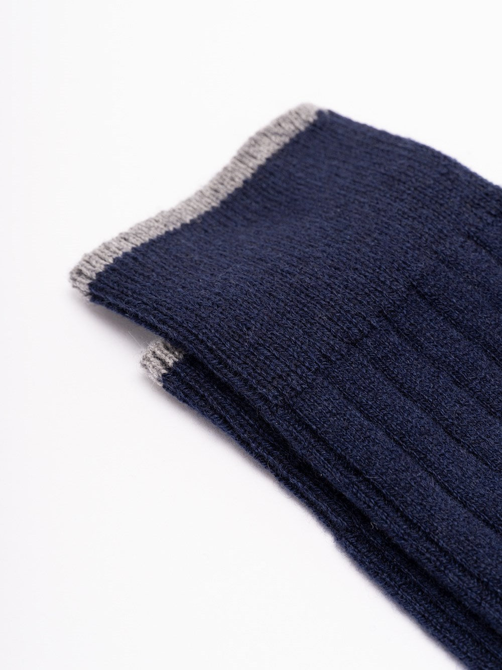 Brunello Cucinelli Men Rib Knit Socks