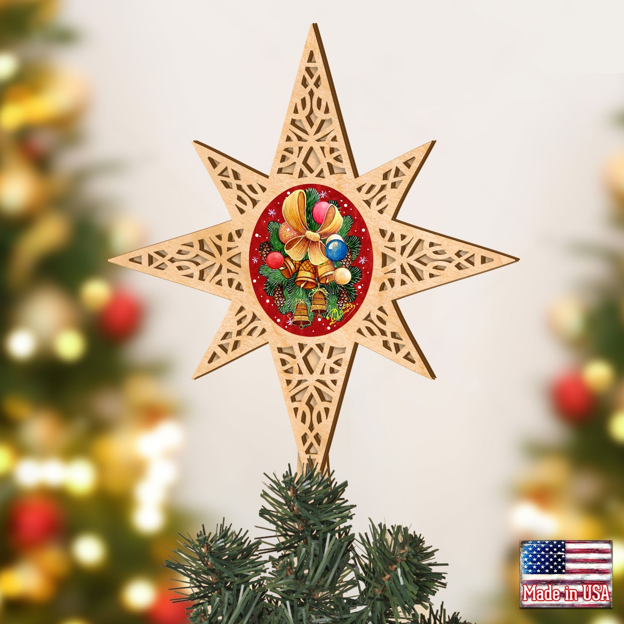 Classic Christmas Tree Topper by G. DeBrekht - Christmas Decor - 89499