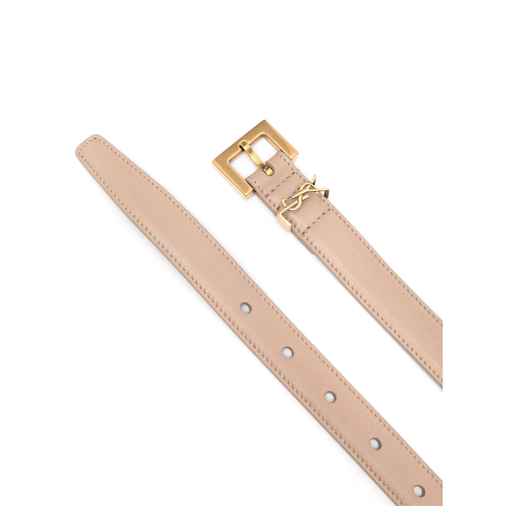 Saint Laurent Neutrals Belts Women
