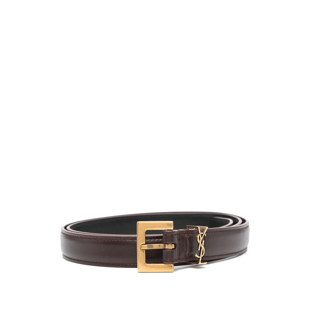 Saint Laurent Brown Belts Women