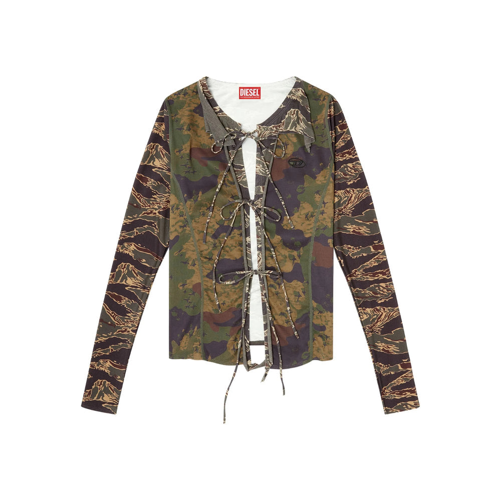 Diesel Green Tops - Cardigans Women