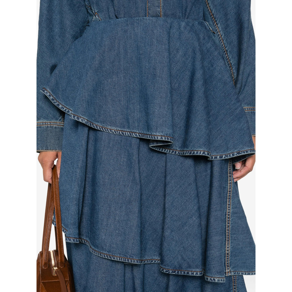 Alaïa Blue Skirts - Asymmetric & Draped Skirts Women