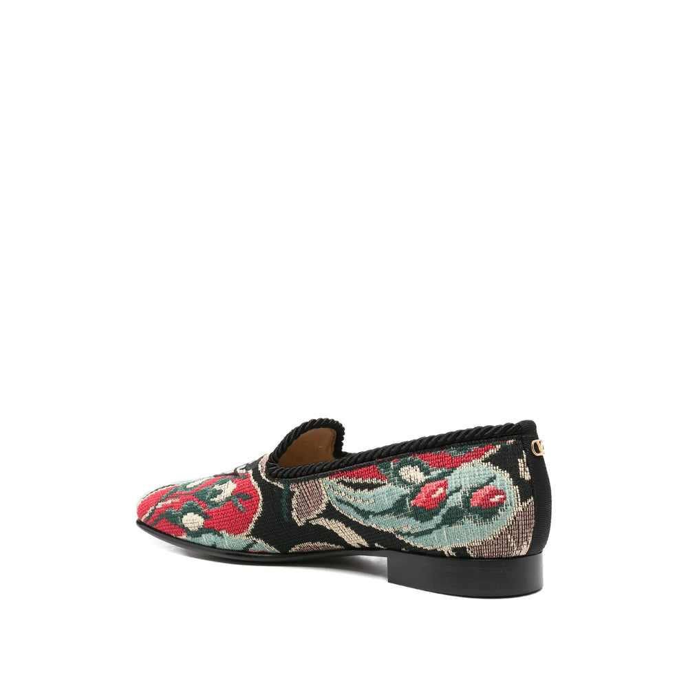 Valentino Garavani Black Loafers Men