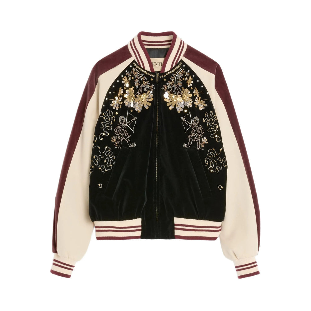 Valentino Black Jackets - Bomber Jackets Men