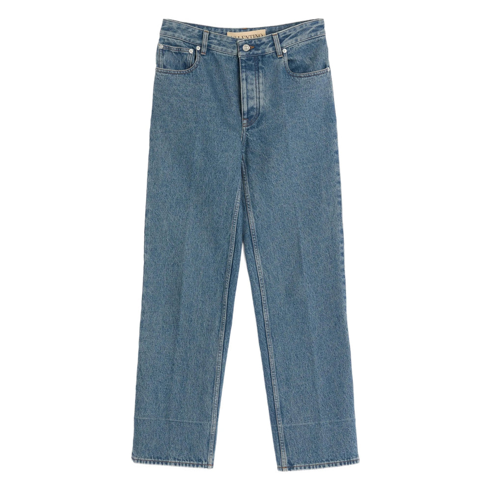 Valentino Blue Denim - Regular & Straight-Leg Jeans Men