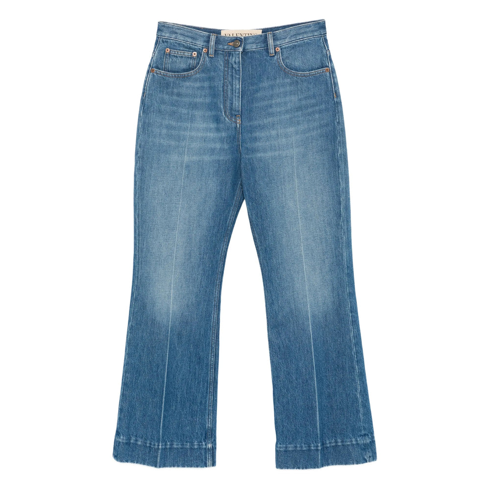 Valentino Blue Denim - Flared Jeans Women