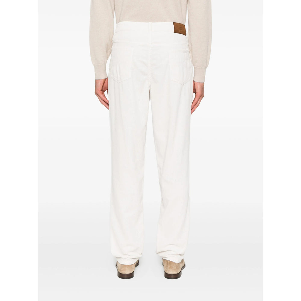 Brunello Cucinelli Neutrals Trousers - Regular & Straight-Leg Trousers Men