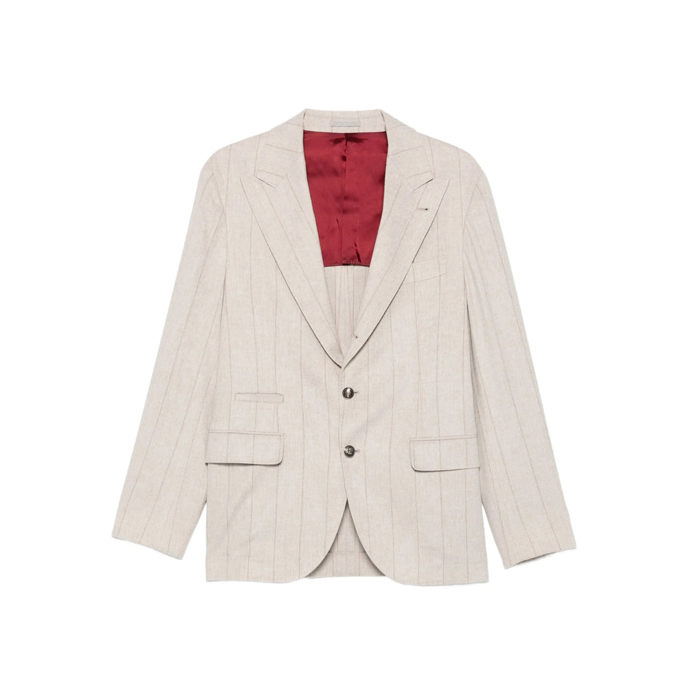 Brunello Cucinelli Neutrals Jackets - Blazers Men