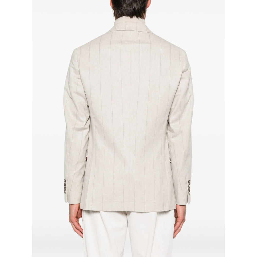 Brunello Cucinelli Neutrals Jackets - Blazers Men