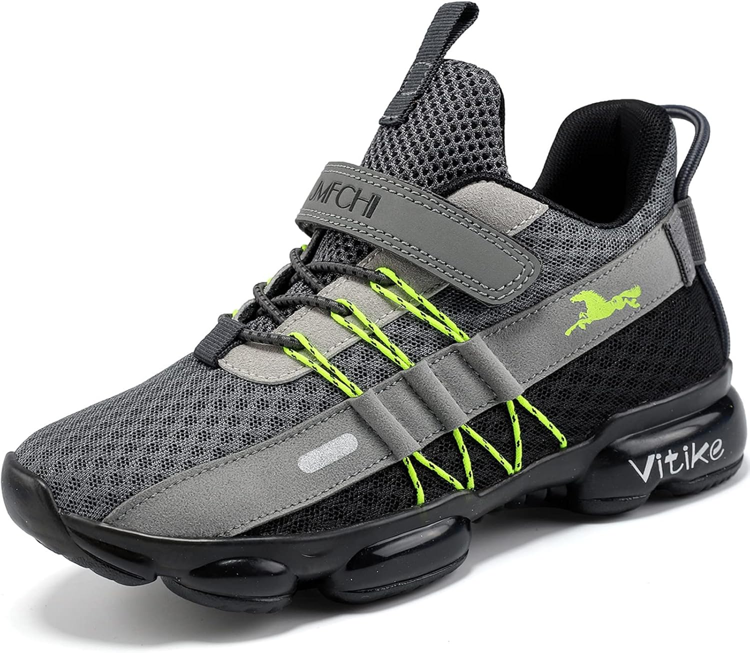 JMFCHI Boys Girls Kids' Sneakers Knitted Mesh Sports Shoes Breathable Lightweight Running Shoes for Kids Fashion Athletic Casual Shoes