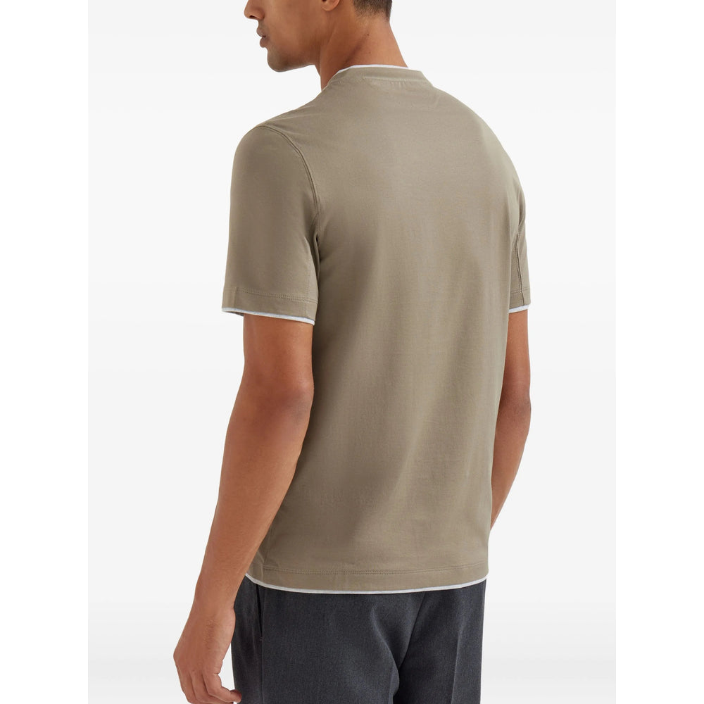 Brunello Cucinelli Neutrals T-Shirts & Vests - T-Shirts Men