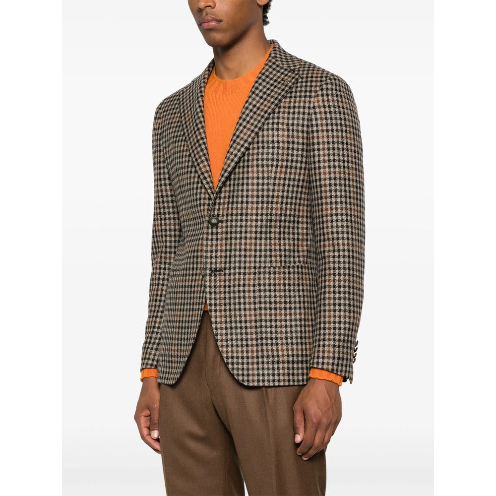 Tagliatore Brown Jackets - Blazers Men