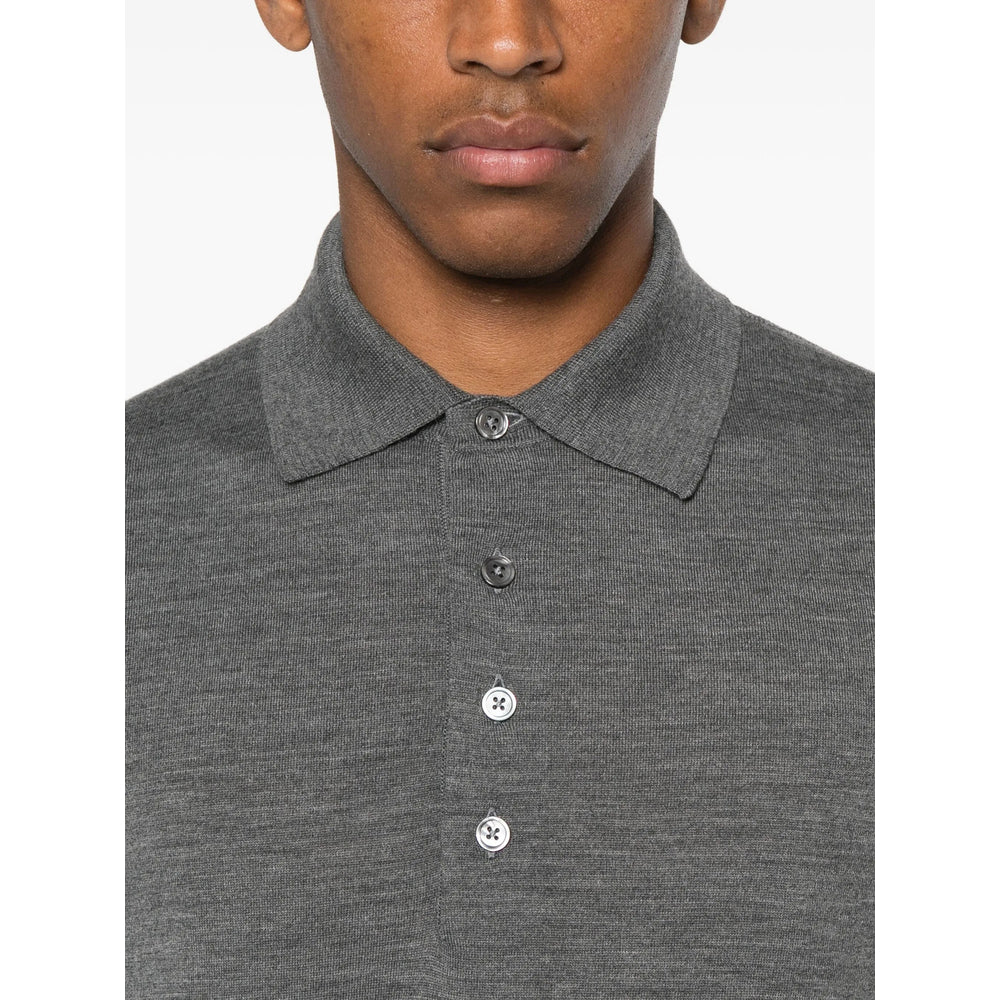Tom Ford Grey Polo Shirts Men