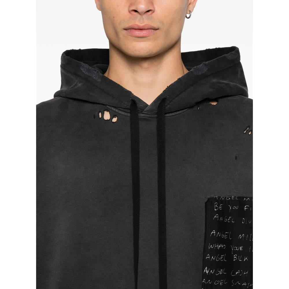 Ann Demeulemeester Black Sweaters & Knitwear - Hoodies Men