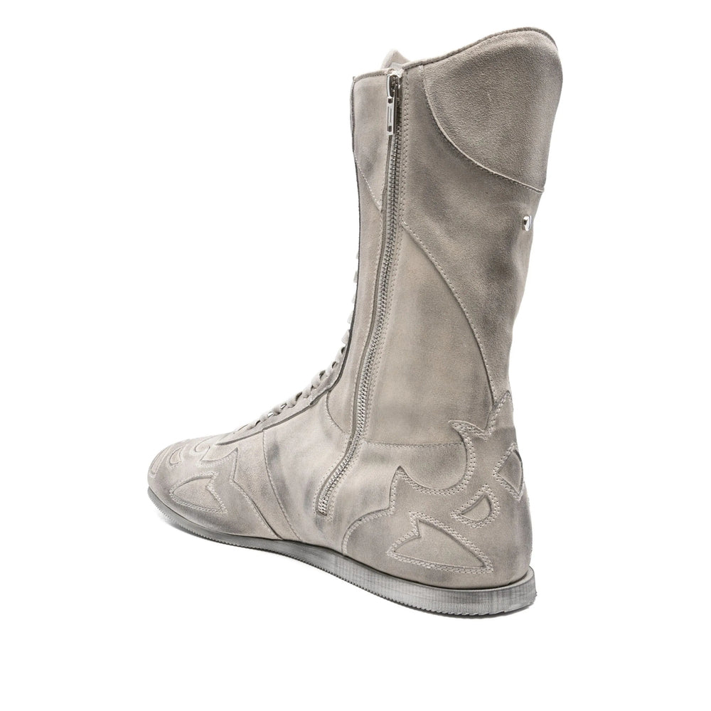 Ann Demeulemeester Grey Trainers - Hi-Tops Men