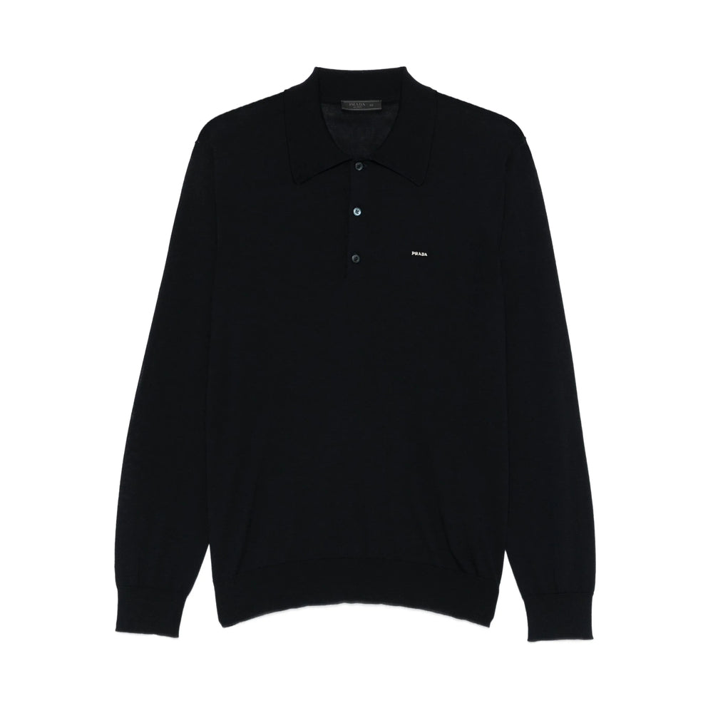 Prada Blue Polo Shirts Men