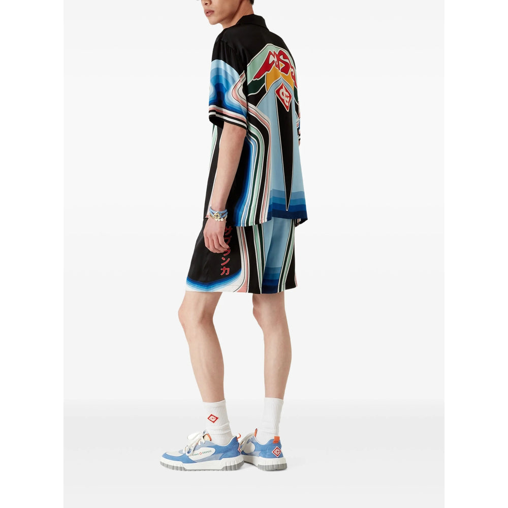 Casablanca Black Shorts - Deck Shorts Men