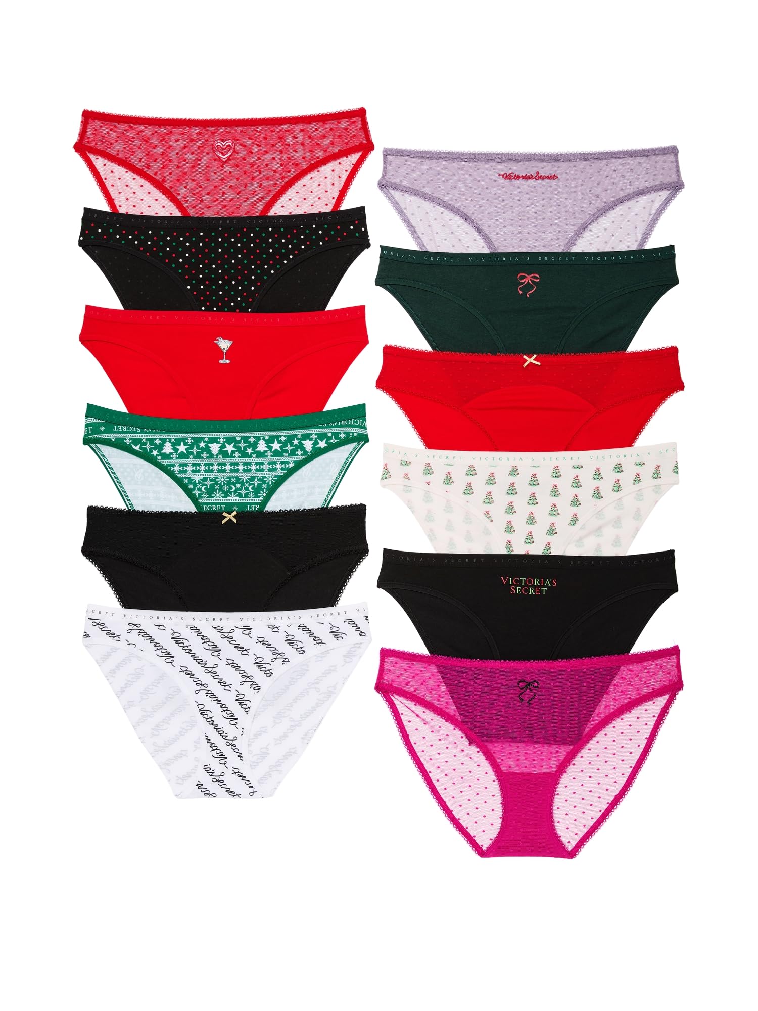 Victoria's Secret 7-Pack Stretch Cotton Bikini Panties