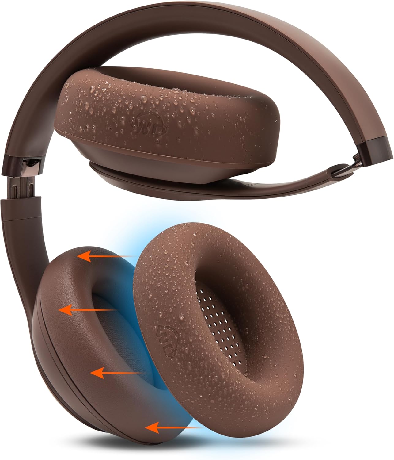 WC SweatZ Studio Pro - Patented Protective Silicone Earpad Covers for Beats Studio Pro Made by Wicked Cushions | Sweatproof & Easily Washable | Black