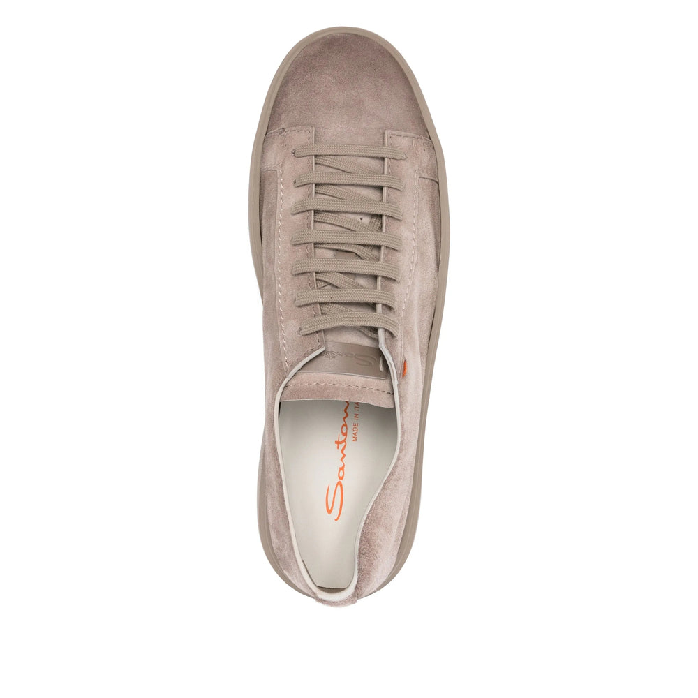 Santoni Grey Trainers - Low-Tops Men