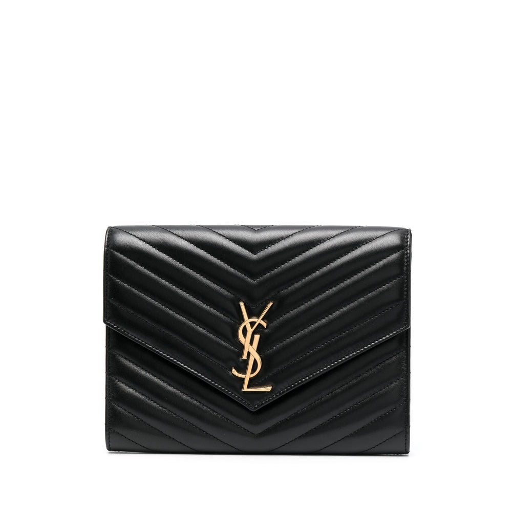 Saint Laurent Black Clutch Bags Women