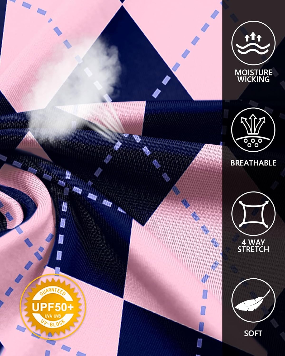 WOWENY Tennis Dress Polo Buttons Golf Dresses with Built in Shorts and Pockets Ruffle Sleeveless Athletic Workout Dress