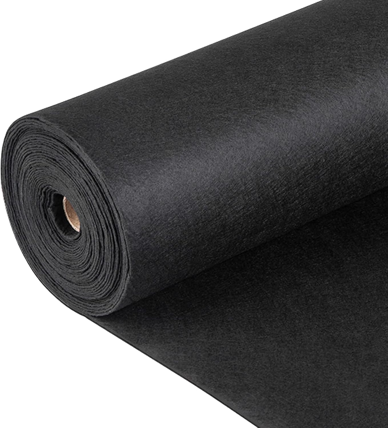 VEVOR Driveway Fabric, Heavy Duty 6x300ft 3oz Woven Landscape Fabric, Garden Weed Barrier Fabric, Weed Control Fabric, Geotextile Fabric for Landscaping, Ground Cover, Weed Block Gardening Mat, Black