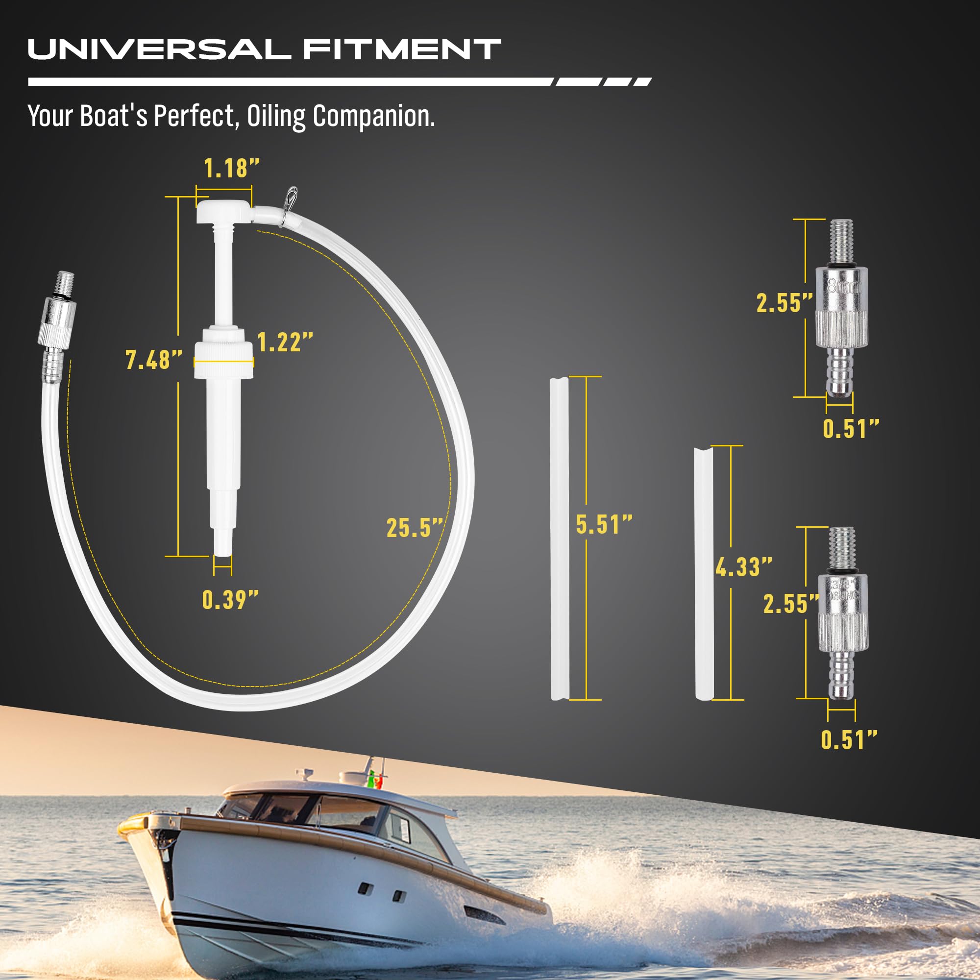 SEDY Lubricant Fluid Transfer Pump,Transmission Fluid Pump,Gear Oil Pump for Gallon Bottles & Wide Mouth Quart Bottles,Differential Fluid Pump,Hand Transfer Gear Oil,Transmission & Differential Fluid