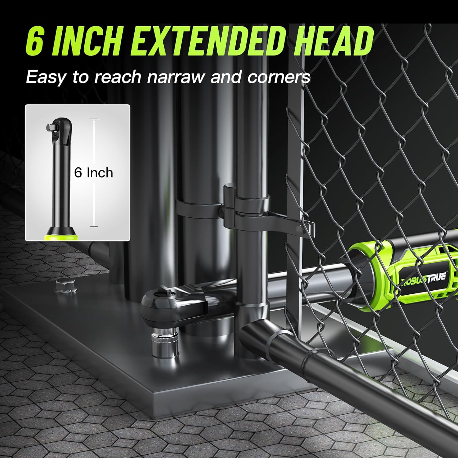 Cordless Ratchet Wrench RH60B+Impact Wrench RT550B