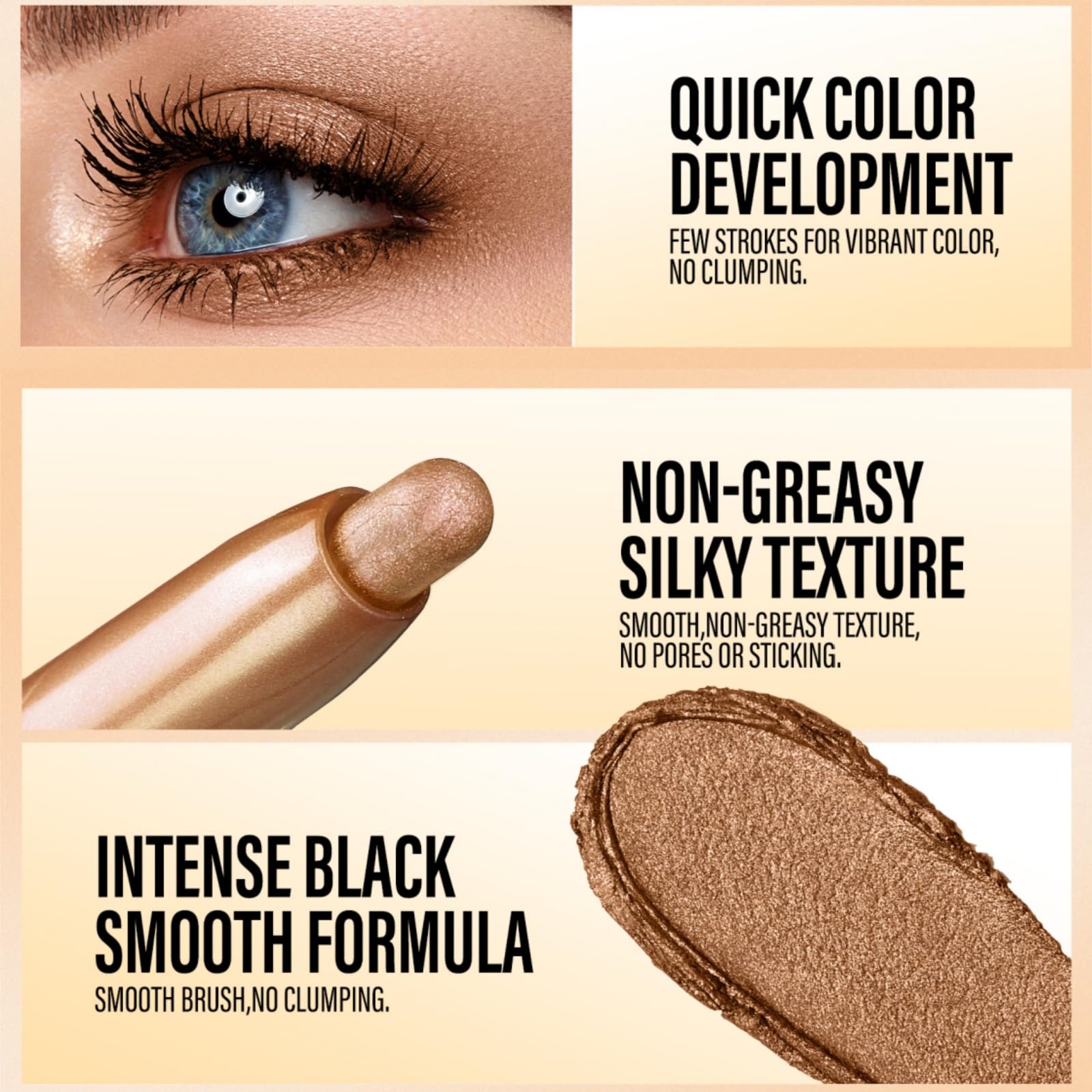 Jolilab Eyeshadow Stick Set, 8 Colors Matte Professional Bright-Colored Contouring and Highlight Eyeshadow Stick, Cream Waterproof Long Lasting High Pigmented Eye Shadow. (8, EYESHADOW B)