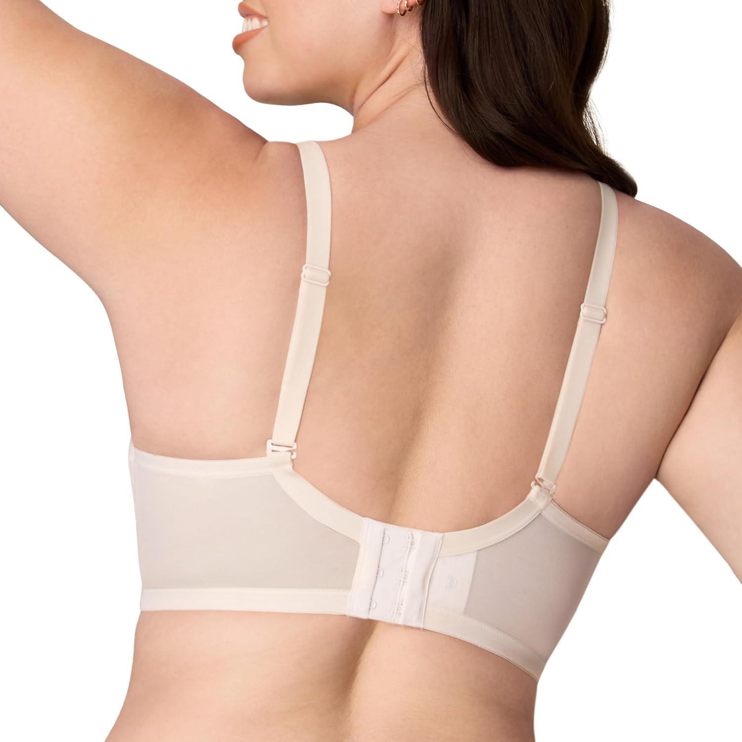 PLAYTEX Womens Balconette Underwire Bra, Plus-Size Bras Available, Full Coverage, Convertible Straps, Lace, 4800
