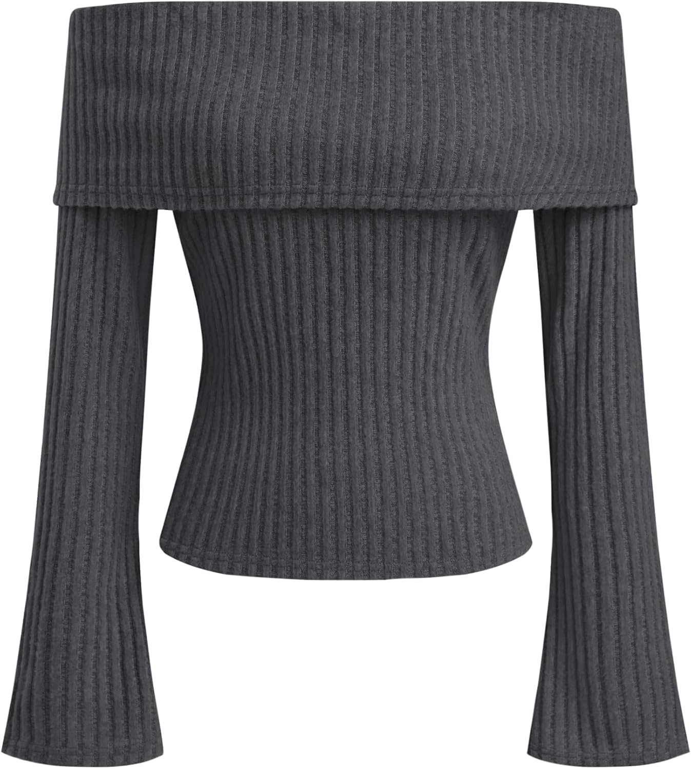 CIDER Off The Shoulder Tops for Women Long Sleeve Going Out Y2K Tops Knit Pullover Fall Outfits Trendy 2025