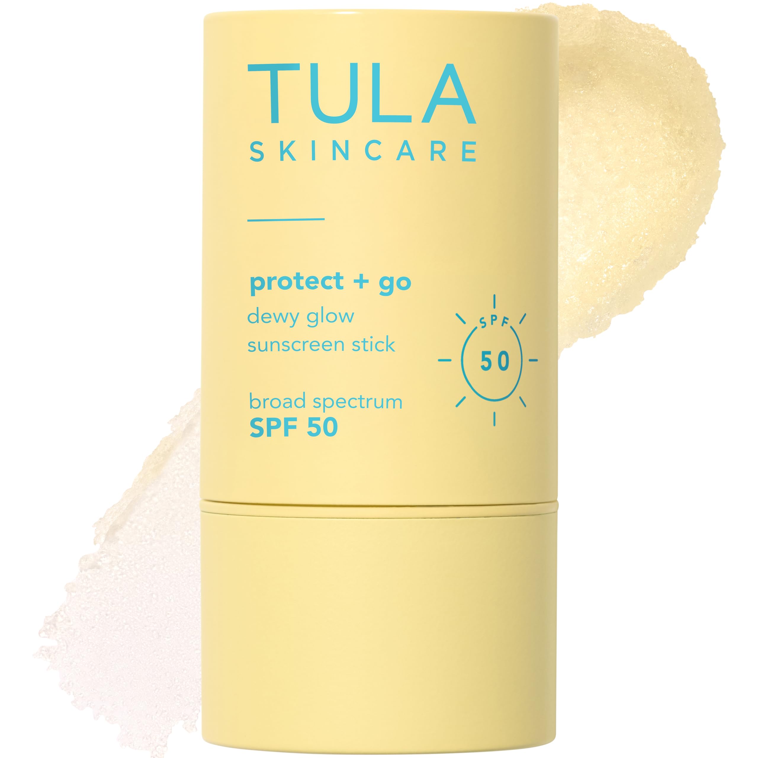 TULA Skin Care Protect + Glow Daily Sunscreen Stick Gel Broad Spectrum SPF 30 - Skincare-First, Non-Greasy, Non-Comedogenic & Reef-Safe with Pollution & Blue Light Protection.