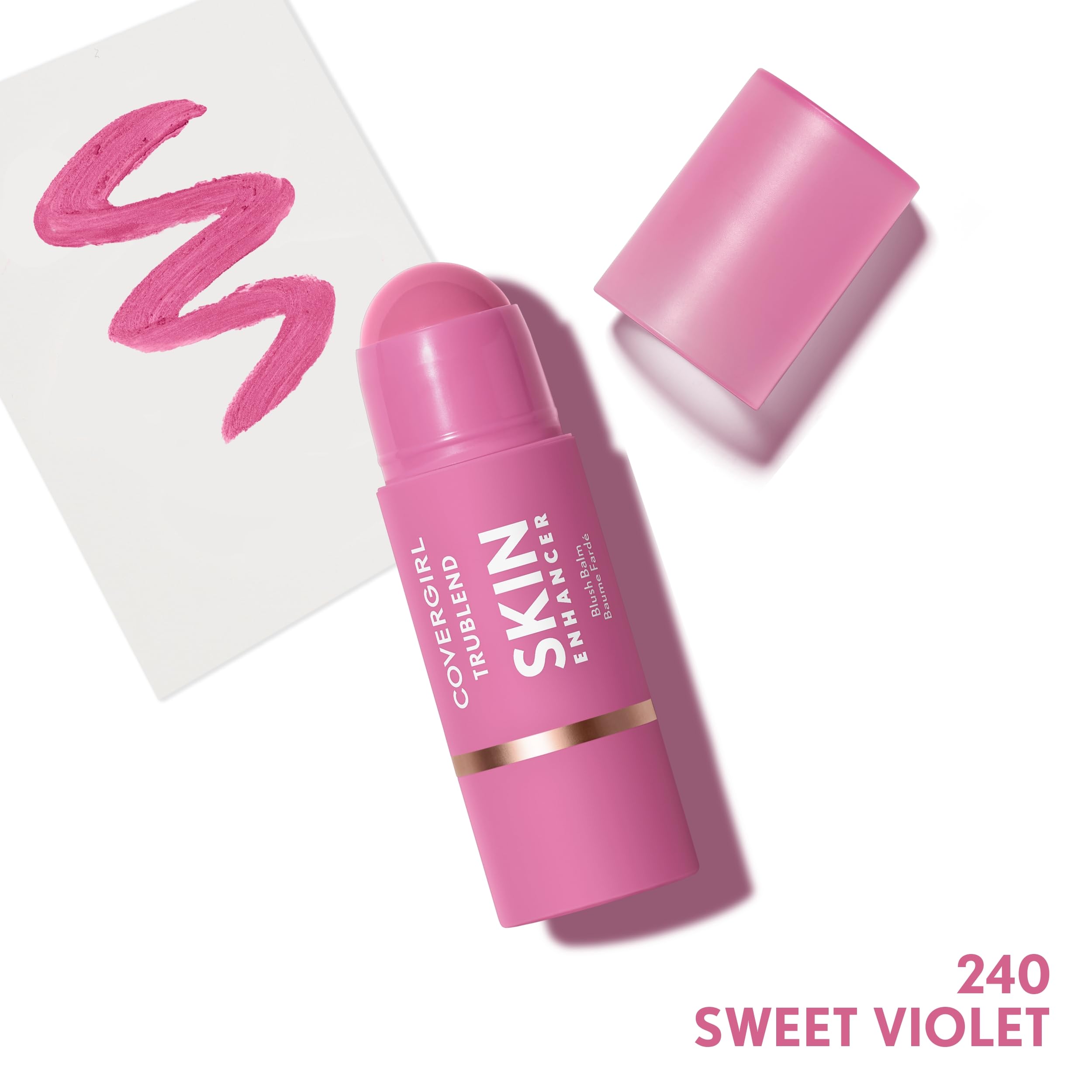 CoverGirl Trublend Skin Enhancer Contour Stick Balm, 110 Defined Contour, Vegan Formula, Easy to Use, Glides on Effortlessly, Non-Greasy, Doesn't Crease, 0.21oz