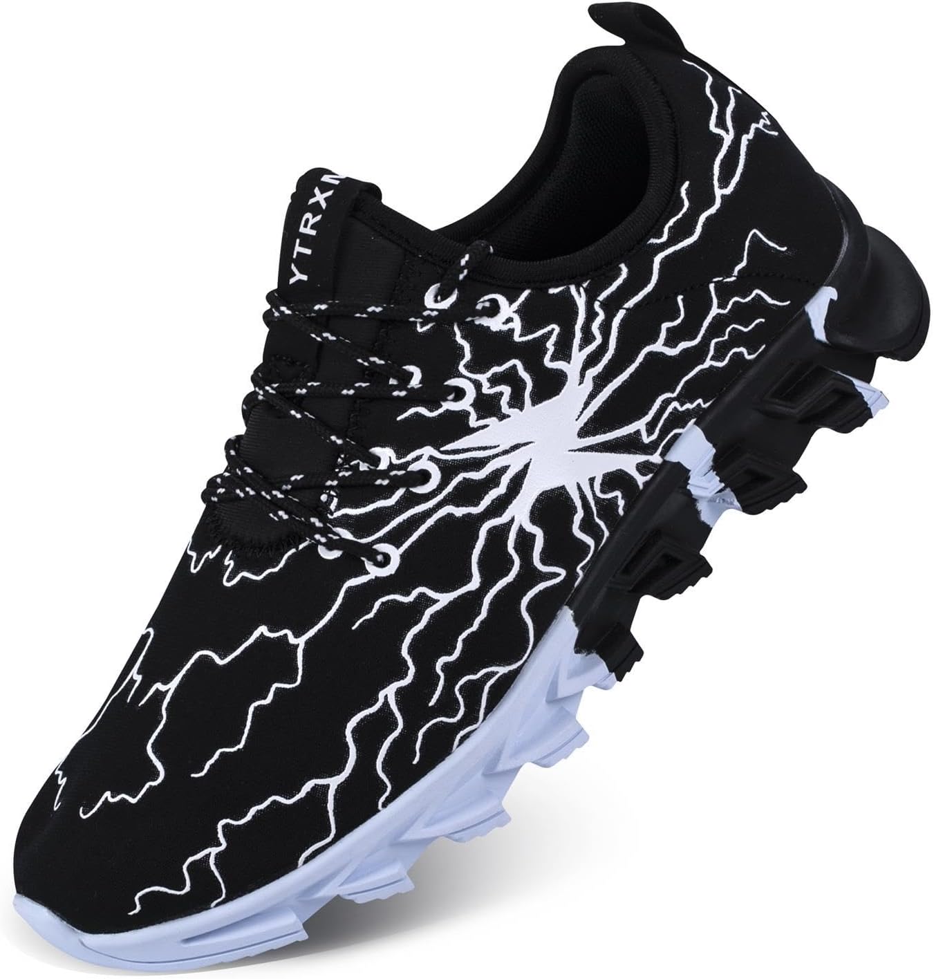 YTRXM Little/Big Boys Running Sneakers Lightweight Slip on Tennis Shoes