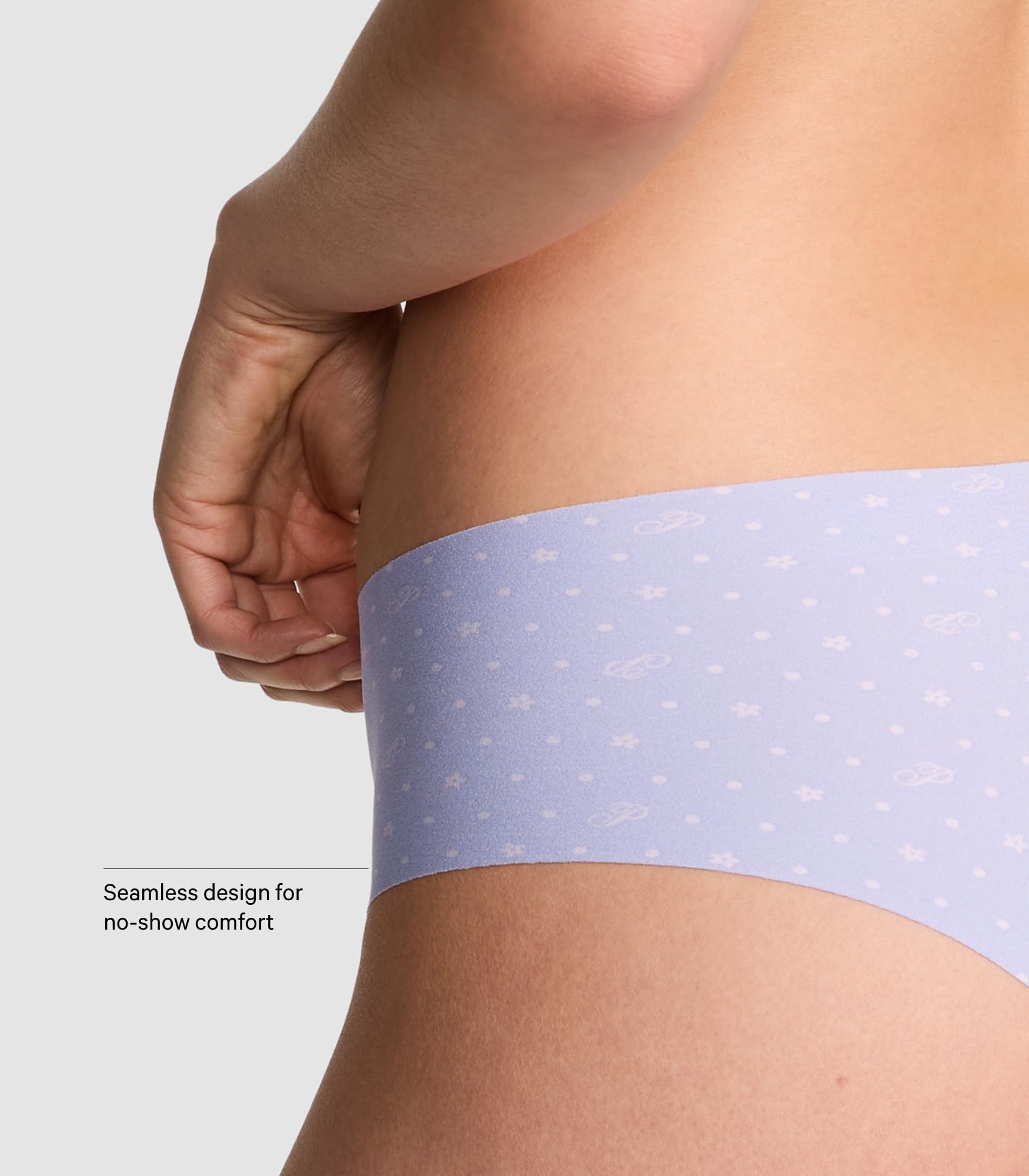Victoria's Secret PINK Women's No Show Cheeky Underwear, Panties for Women, Halloween Pack, M