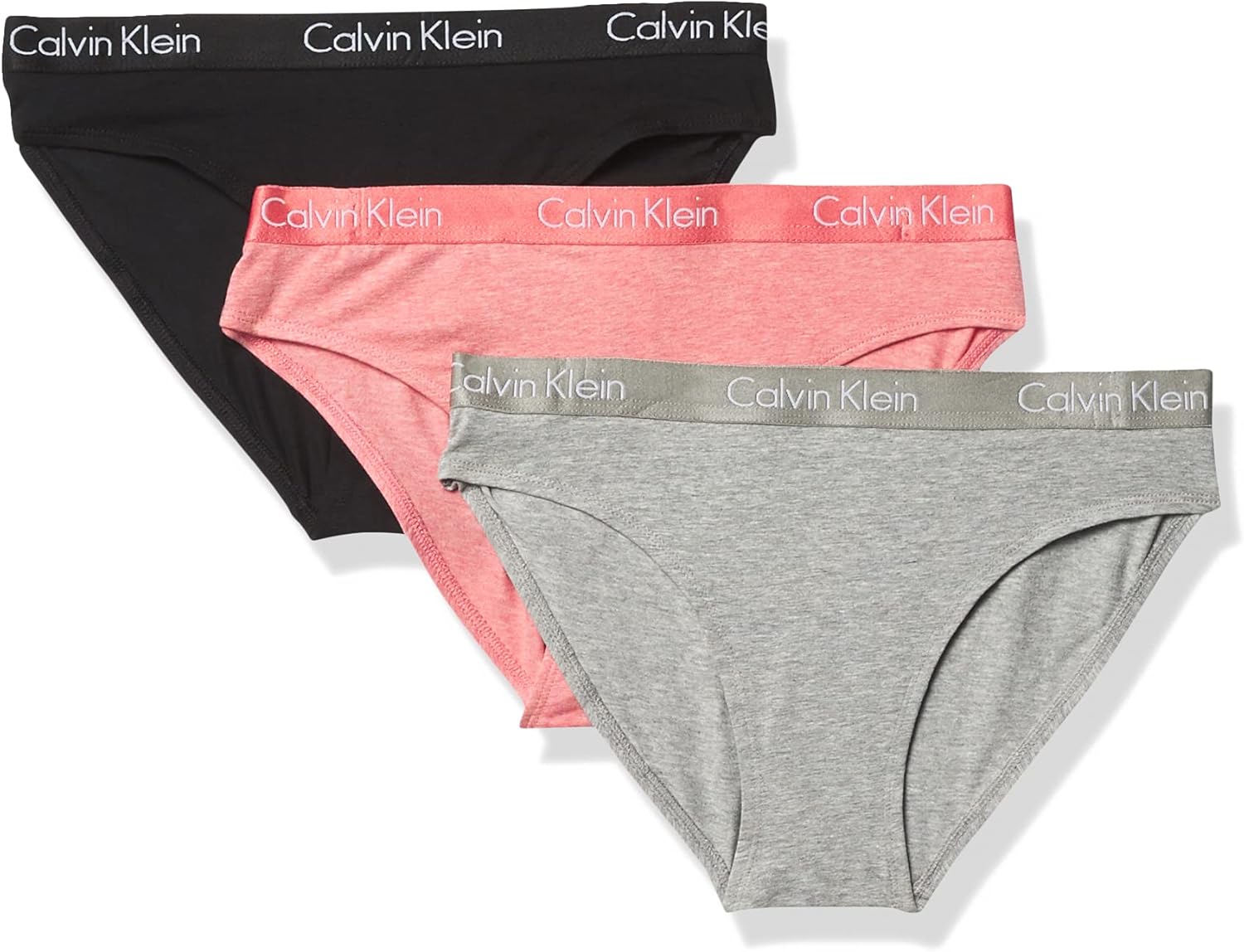 Calvin Klein womens Motive Cotton Multipack Bikini Panty 2 Pack