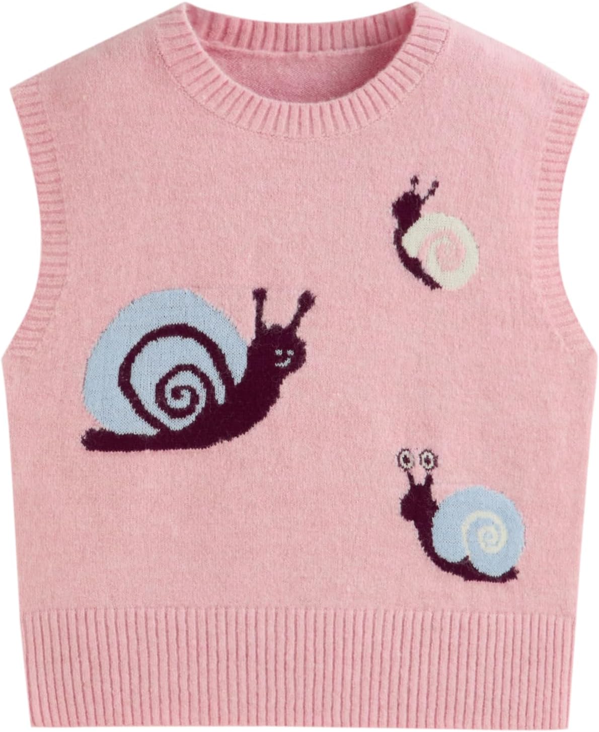 CIDER Women’s Sweater Vest Knit Sleeveless Pear Cute Graphic Sweater Vest Tank Top Fall Outfits